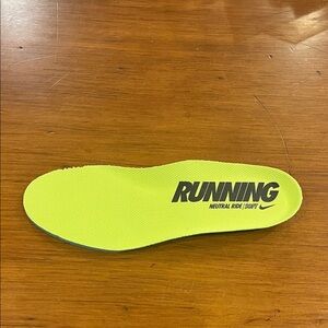 Nike Running Neutral Ride Soft Insole Left Foot volt Mens 9-10